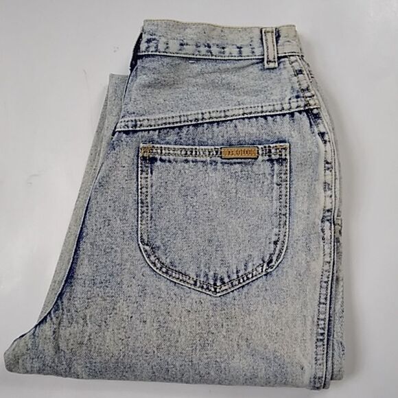 VINTAGE 80s P.S GITANO ACID WASH WOMEN'S JEANS SIZE 12 SHORT - Picture 4 of 16